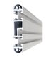 Montageprofil Axessline Toolbar, längd 145 cm, vit