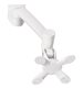 Monitorfäste Hold Monitor Arm 118, 1x14 kg, treledad, skenmonterad, vit