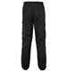 Byxor 8005, unisex, resår, svart