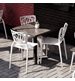 Komplett loungebord, Sevelitskiva, Ferreastativ, totalhöjd 50 cm