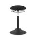 Balanspall Aktiv, svart tyg, höjd 56-81 cm