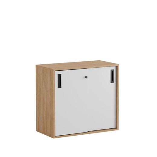 Skjutdörrskåp Modify, 80x40x72 cm, urban oak-stomme