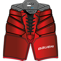 Bauer Torwart Hose Elite Sr Rot