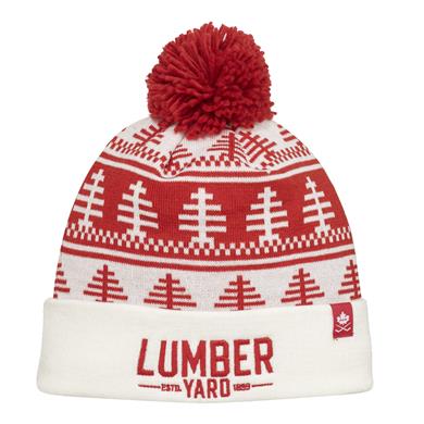 CCM Hat Holiday Lumber Pom Knit Sr