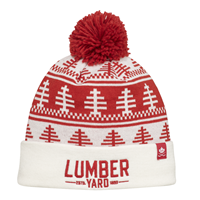 CCM Hat Holiday Lumber Pom Knit Sr
