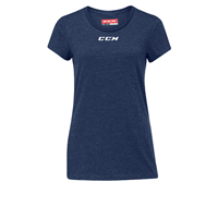 CCM T-Shirt Damen Rundhalsausschnitt Sr Marine