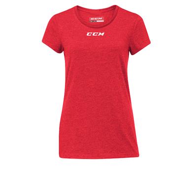 CCM T-paita Naisten Crew Neck SR Red