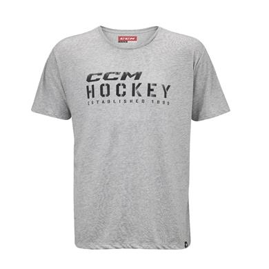 CCM T-Shirt Camo Stencil Sr GREY