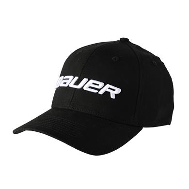 Bauer Cap Core Fitted Sr BLACK