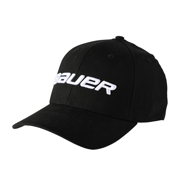 Bauer Cap Core Fitted Sr Schwarz