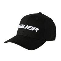 Bauer Cap Core Fitted Sr Schwarz