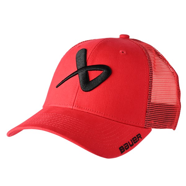 Bauer Cap Core Verstellbar Jr Rot