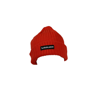 Bauer/New Era Lue Ribbed Toque Med Patch Cayenne