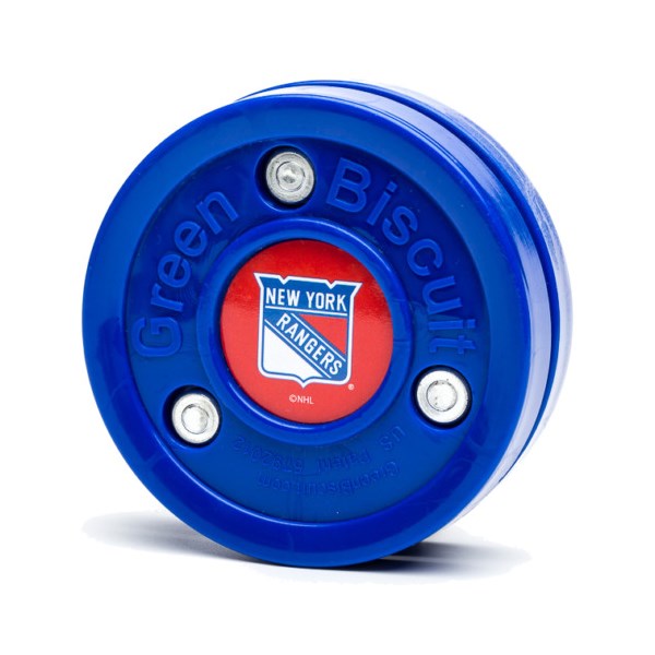 Green Biscuit Puck NHL Edition- Ny Rangers