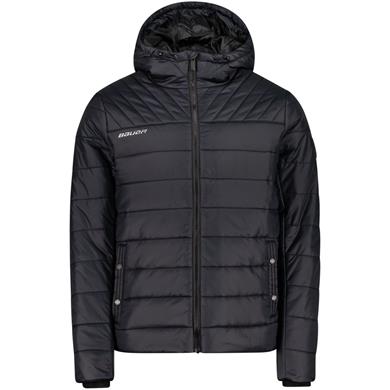 Bauer Jakke Surpreme Hooded Puffer Sr Svart