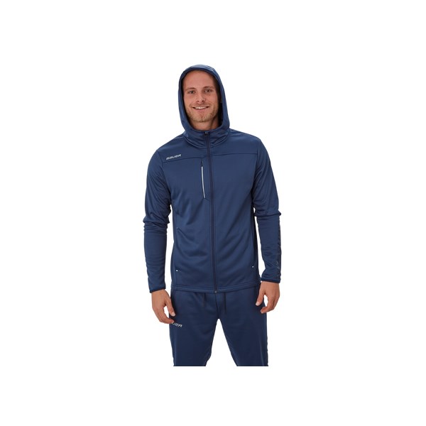 Bauer Huppari Vapor Fleece Zip YTH Navy