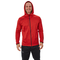 Bauer Huppari Vapor Fleece Zip YTH Red