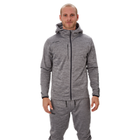 Bauer Hoodie Vapor Fleece Zip YTH Grå