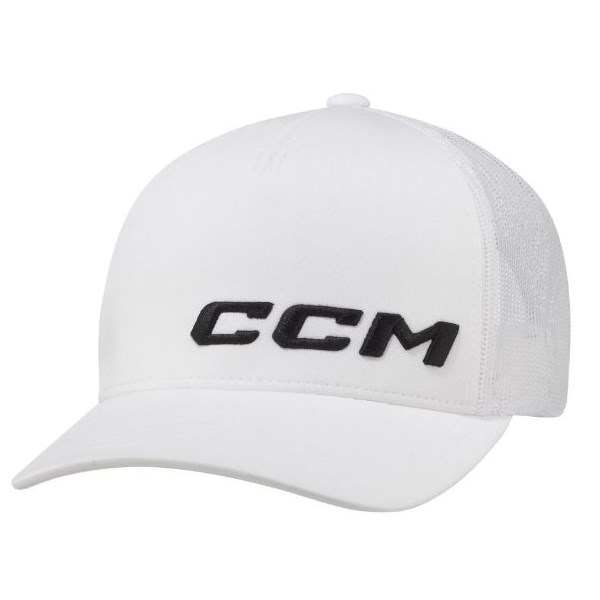 CCM Cap Monochrome Meshback Trucker Sr Weiß