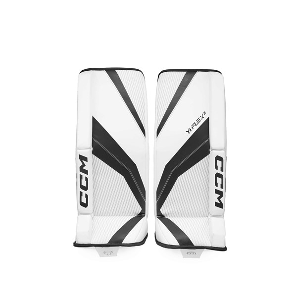 CCM Goalie Leg Pads YTflex 3 White/Black