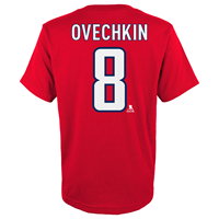 Outerstuff T-skjorte Name & Number JR Alex Ovechkin