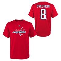 Outerstuff T-skjorte Name & Number JR Alex Ovechkin