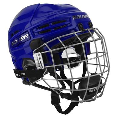 Bauer Eishockey Helm Re-Akt 100 Combo Königsblau Kinder
