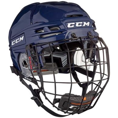 CCM Eishockey Helm Tacks 910 Combo Navy