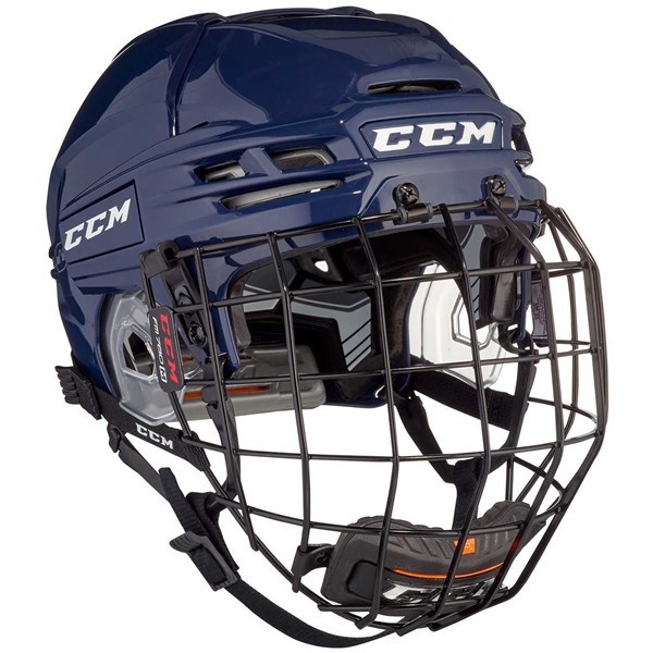 CCM Eishockey Helm Tacks 910 Combo Navy