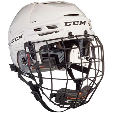 CCM Eishockey Helm Tacks 910 Combo Weiß