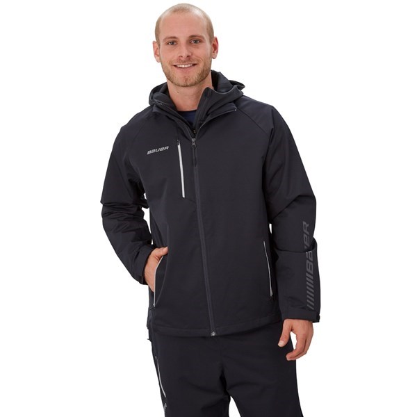 Bauer Jacke Lightweight Jr Schwarz