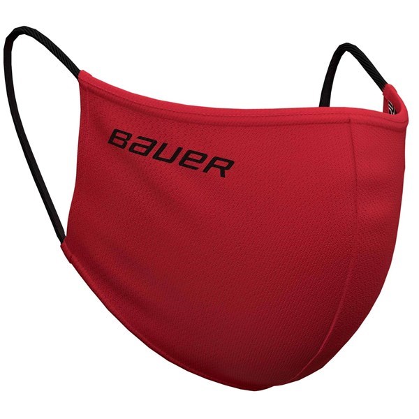 Bauer Munnbeskyttelse Reversible Face Mask Red