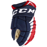 CCM Eishockey Handschuhe Jetspeed FT4 Pro Sr Navy/Rot/Weiß