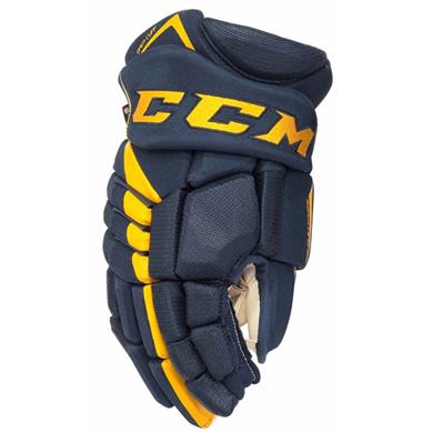 CCM Eishockey Handschuhe Jetspeed FT4 Jr Navy/Sonnenblume