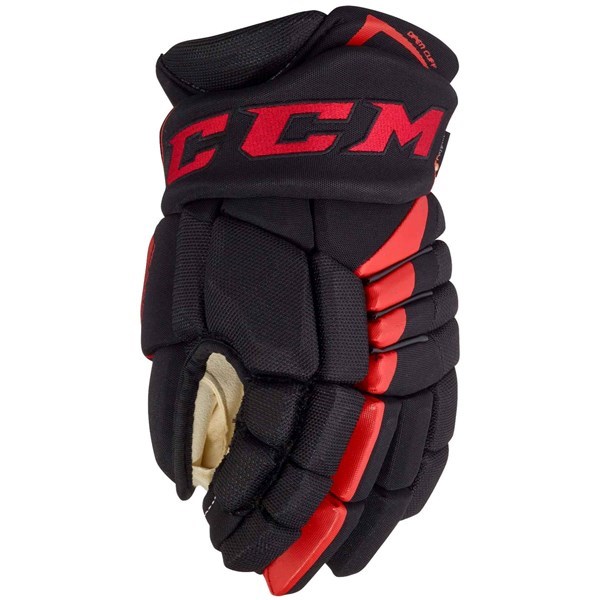 CCM Eishockey Handschuhe Jetspeed FT4 Jr Schwarz/Rot