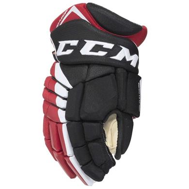 CCM Eishockey Handschuhe Jetspeed FT4 Jr Schwarz/Rot/Weiß