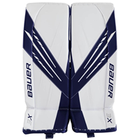 Bauer Goalie Leg Pads Vapor 3X Sr White/Navy