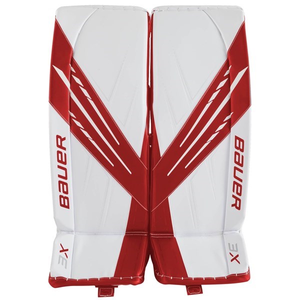 Bauer Goalie Leg Pads Vapor 3X Sr White/Red