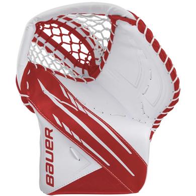 Bauer Catch Gloves Vapor 3X Sr White/Red