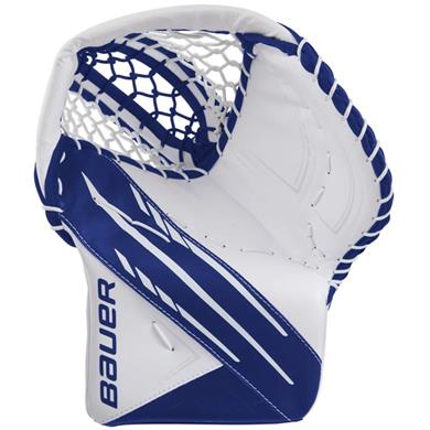 Bauer Catch Gloves Vapor 3X Sr White/Blue