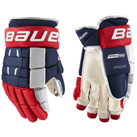 Bauer Hanskat Pro Series SR Navy/Red/White