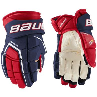 Bauer Handske Supreme 3S Pro SR Navy/Red/White