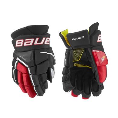 Bauer Handske Supreme 3S SR Black/Red