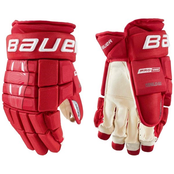 Bauer Eishockey Handschuhe Pro Series Int Rot