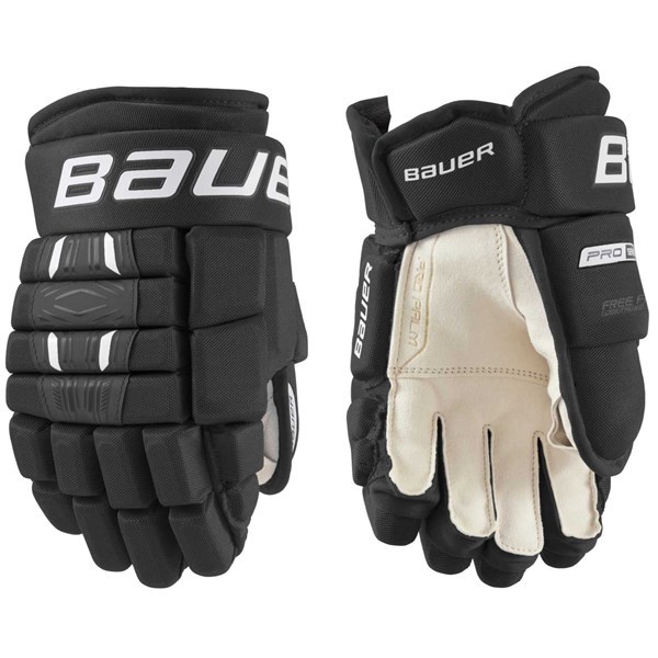 Bauer Eishockey Handschuhe Pro Series Jr Schwarz