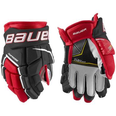 Bauer Handske Supreme 3S Pro Jr Black/Red