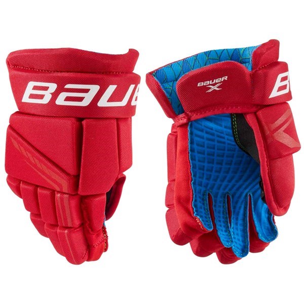 Bauer Hanskat X Yth Red