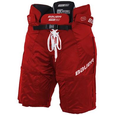 Bauer Hockeybukser Pro Series Velcro Sr Red