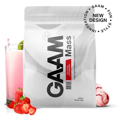 Gaam Gainer 100% Mass Premium Delicious Strawberry