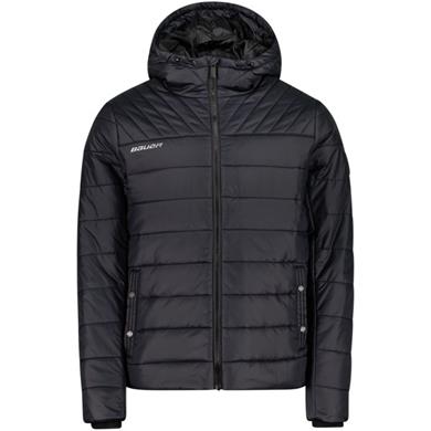 Bauer Jakke Supreme hooded Puffer Jr Svart